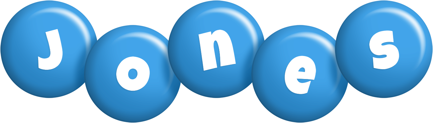 Jones candy-blue logo