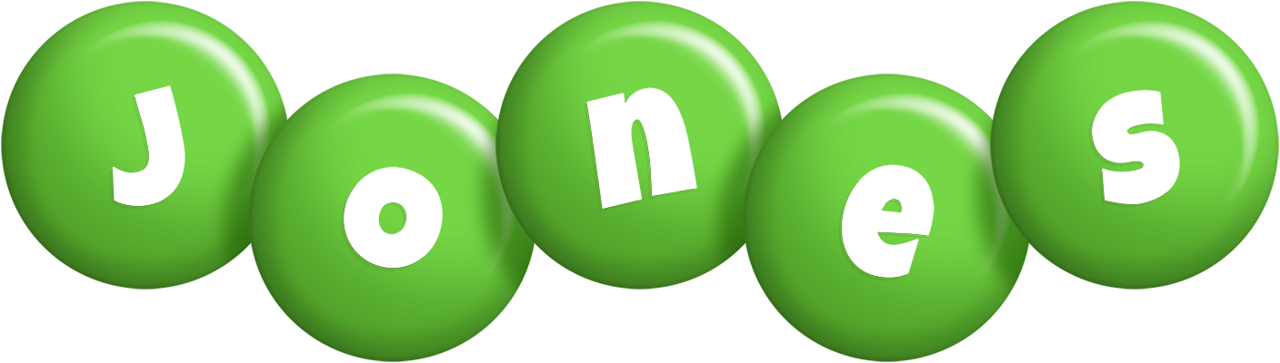 Jones candy-green logo