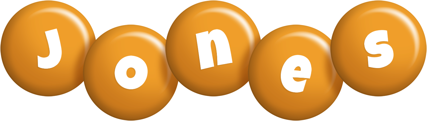 Jones candy-orange logo