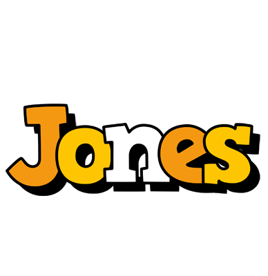 Jones cartoon logo