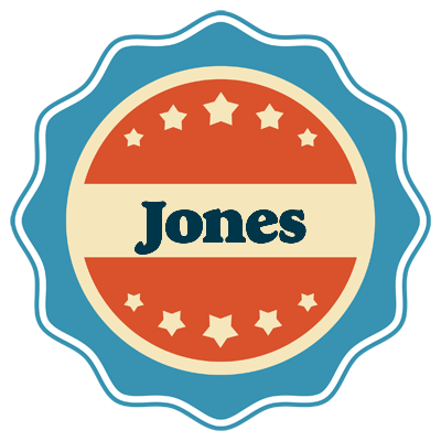 Jones labels logo