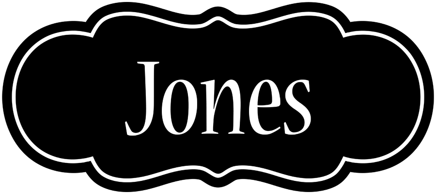 Jones welcome logo