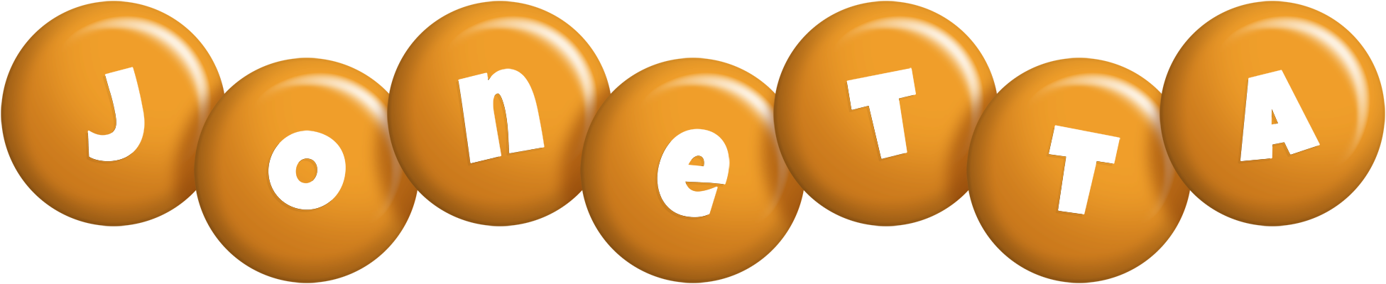 Jonetta candy-orange logo