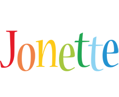 Jonette birthday logo