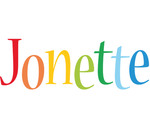 Jonette birthday logo