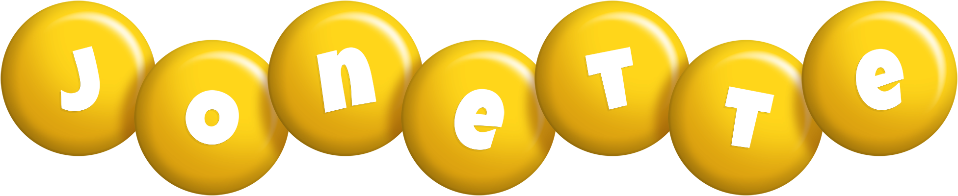 Jonette candy-yellow logo