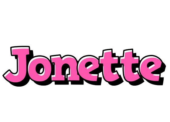 Jonette girlish logo