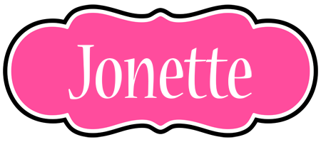 Jonette invitation logo