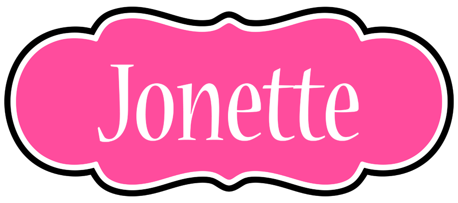Jonette invitation logo