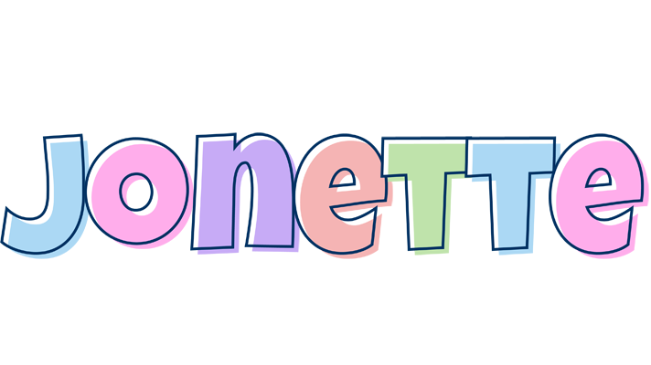 Jonette pastel logo