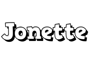 Jonette snowing logo