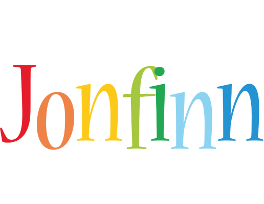 Jonfinn birthday logo