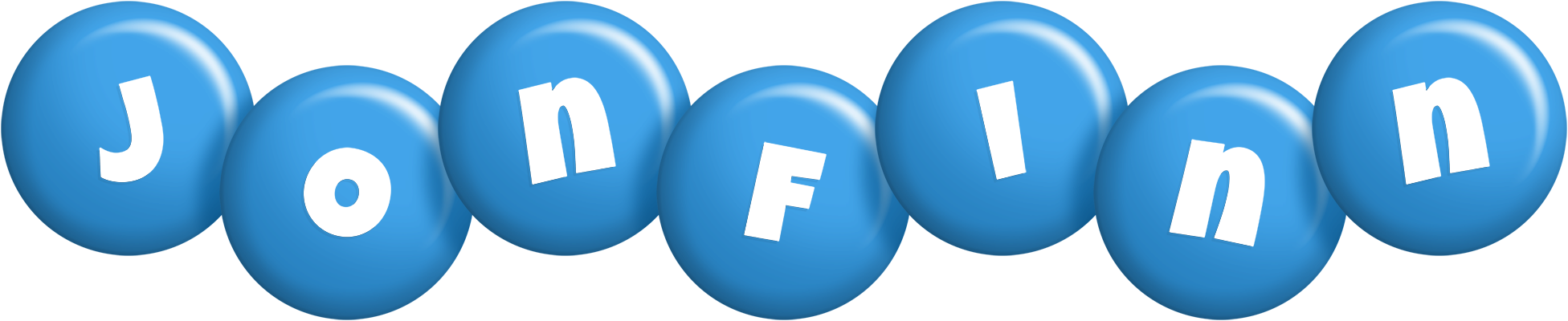 Jonfinn candy-blue logo