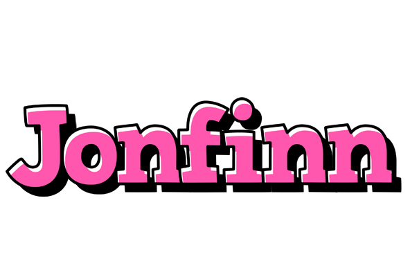Jonfinn girlish logo
