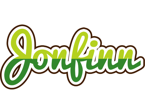 Jonfinn golfing logo