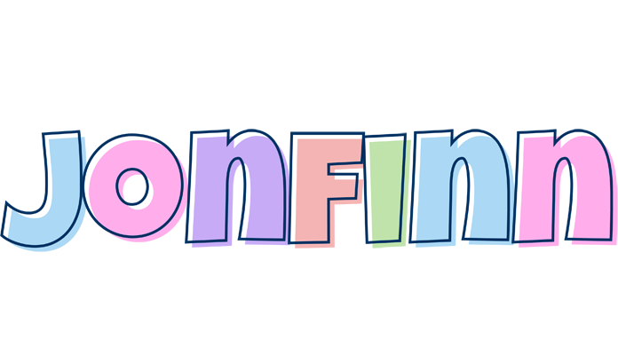 Jonfinn pastel logo