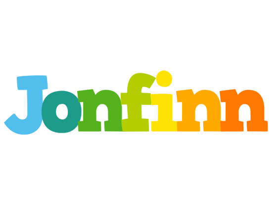 Jonfinn rainbows logo