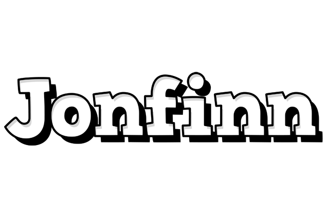 Jonfinn snowing logo
