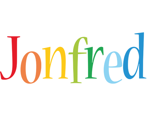 Jonfred birthday logo