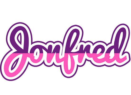 Jonfred cheerful logo