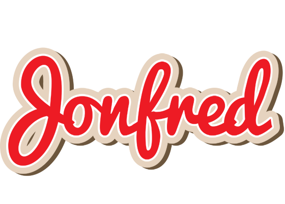 Jonfred chocolate logo