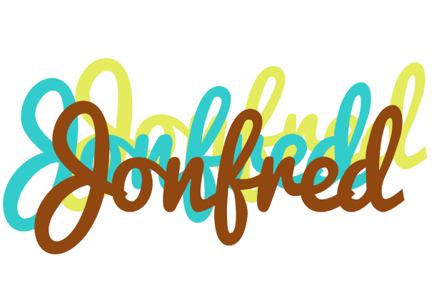 Jonfred cupcake logo