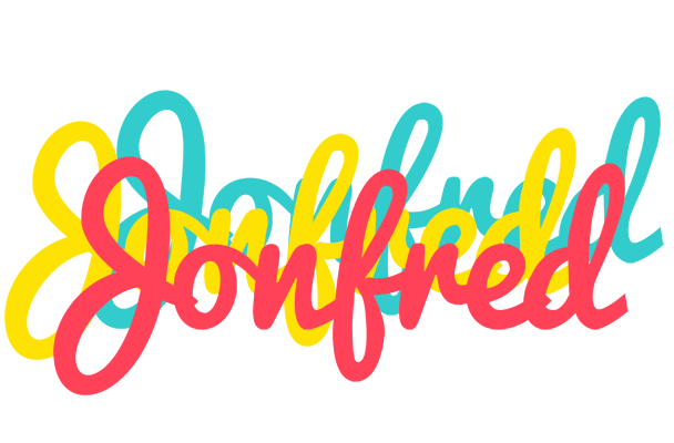 Jonfred disco logo