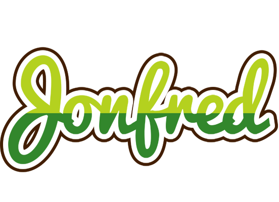 Jonfred golfing logo