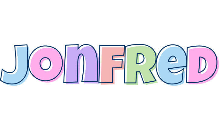 Jonfred pastel logo