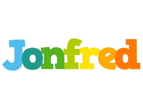 Jonfred rainbows logo