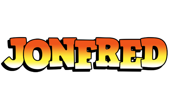 Jonfred sunset logo