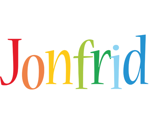 Jonfrid birthday logo