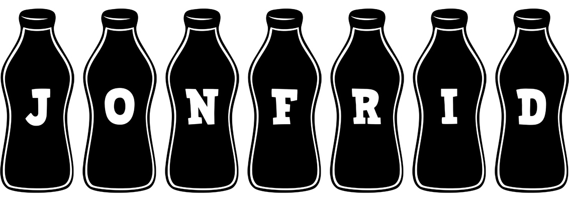 Jonfrid bottle logo
