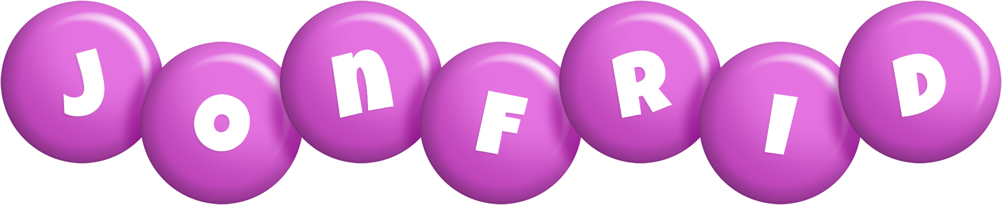 Jonfrid candy-purple logo