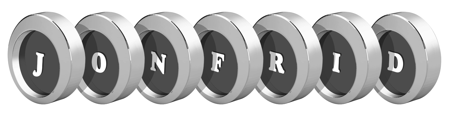 Jonfrid coins logo