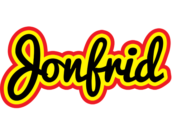Jonfrid flaming logo