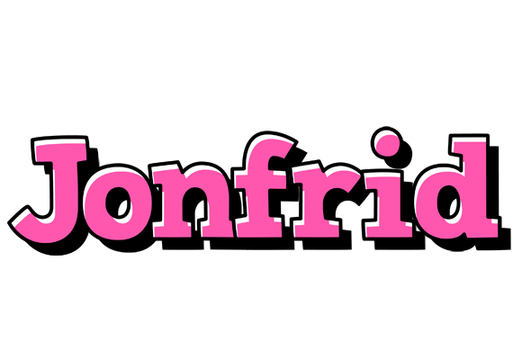 Jonfrid girlish logo