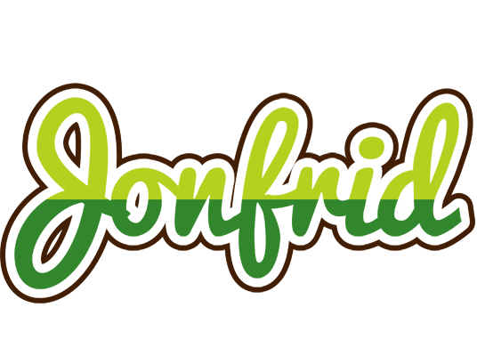 Jonfrid golfing logo