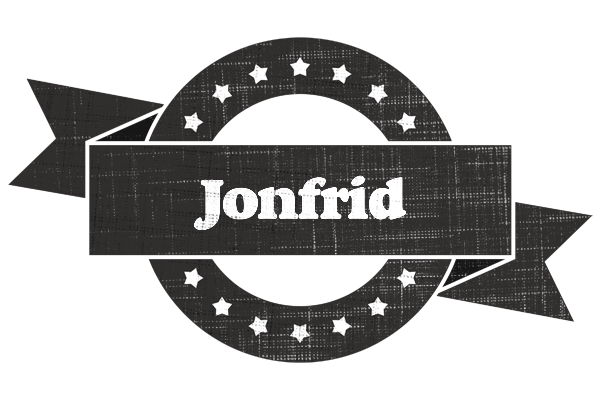 Jonfrid grunge logo