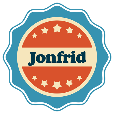 Jonfrid labels logo