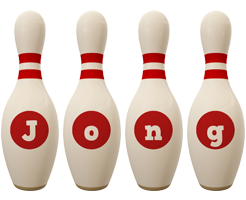 Jong bowling-pin logo