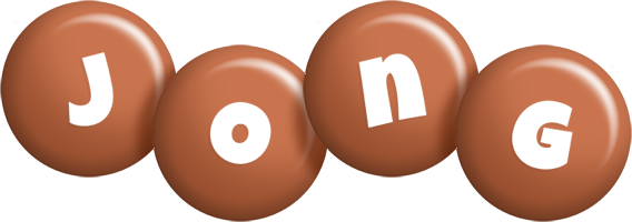 Jong candy-brown logo