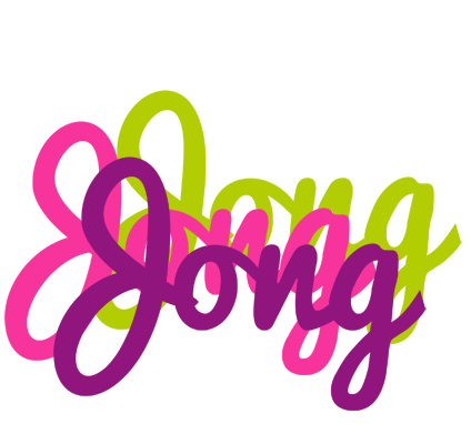 Jong flowers logo