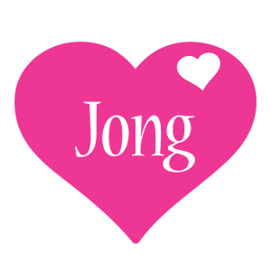 Jong love-heart logo