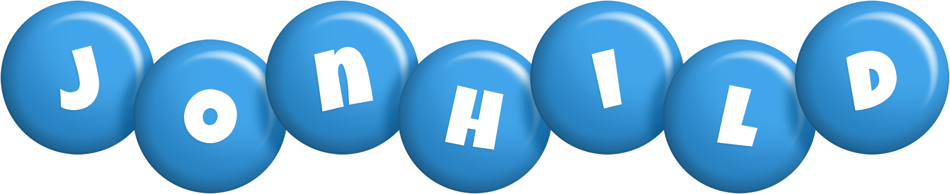 Jonhild candy-blue logo