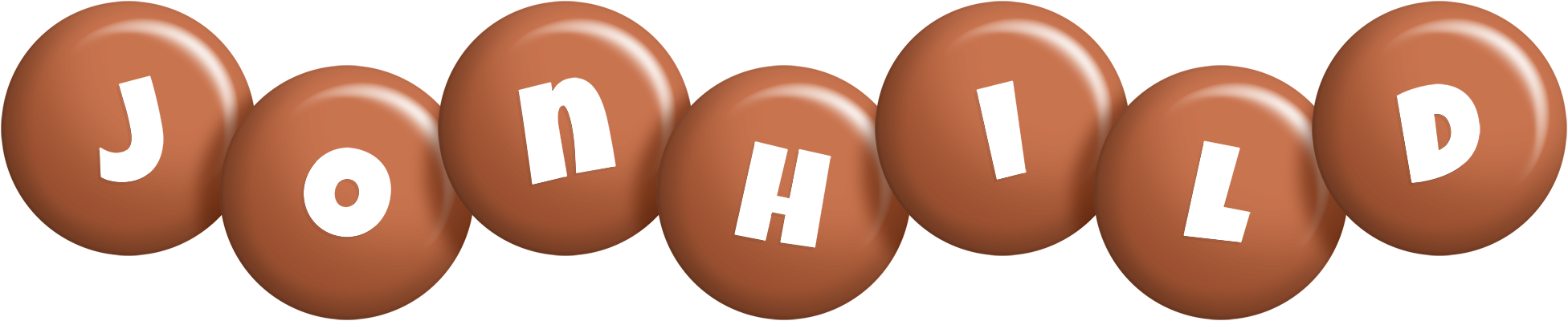 Jonhild candy-brown logo