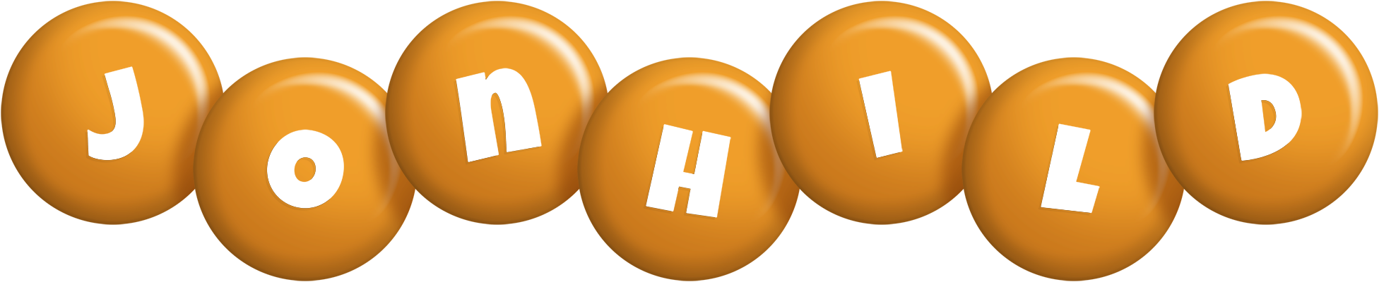 Jonhild candy-orange logo