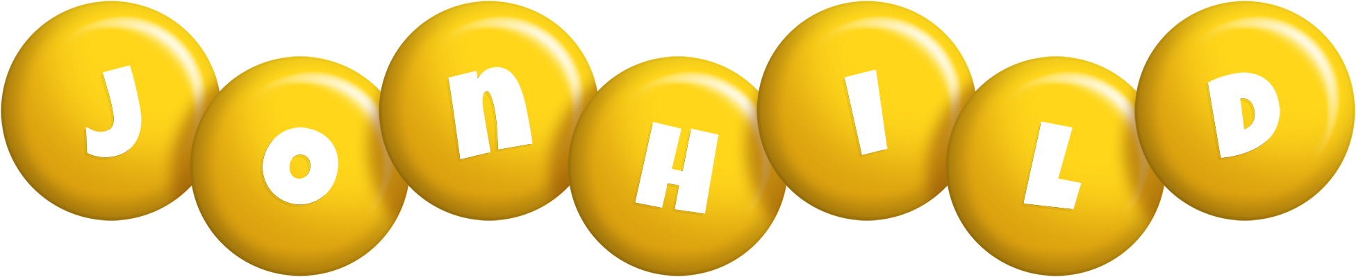 Jonhild candy-yellow logo