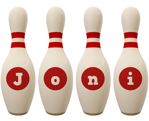 Joni bowling-pin logo