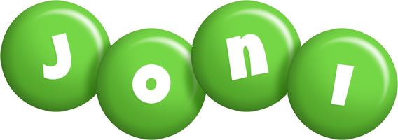 Joni candy-green logo